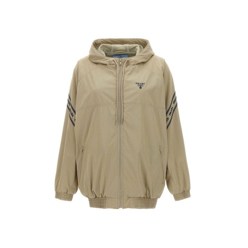Prada Beige Cotton Shell Women's Jacket